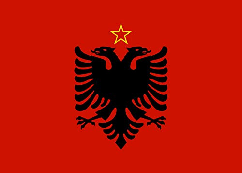 magFlags Bandiera Large Albania (1946–1992) | bandiera paesaggio | 1.