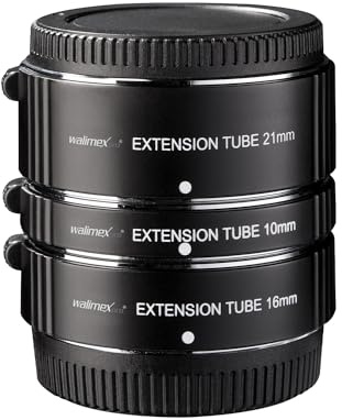 Walimex pro 20796 Automatik-Zwischenringsatz Makroringe für Sony E-Mount