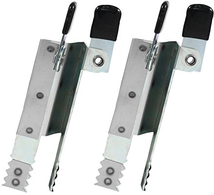 NOBILY *** 2 x Rolladen Einbruchsicherung - Rollladen Einbruchschutz am Fenster - SIRAL Rollladen Klemmsicherung verzinkt - Paar