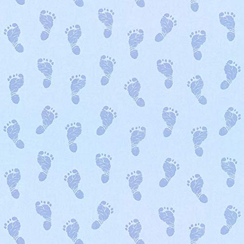 Vliestapete Mustertapete Tapeten mit Muster Tapete Kinderzimmer 358632 35863-2 A.S. Création Little Stars | Blau Grau | Rolle (10,05 x 0,53 m) = 5,33 m²