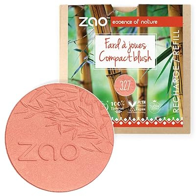 Zao Refill Compact Blush 327 Coral Pink