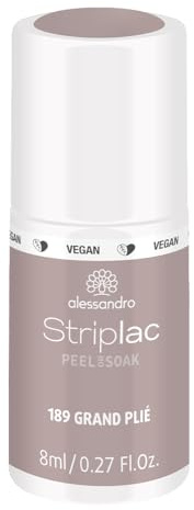 alessandro Striplac UV-Nagellack Grand Plie– Schonend und langanhaltend – Einfache Entfernung dank Peel-Off-Technologie – Vegan und tierversuchsfrei – 8 ml