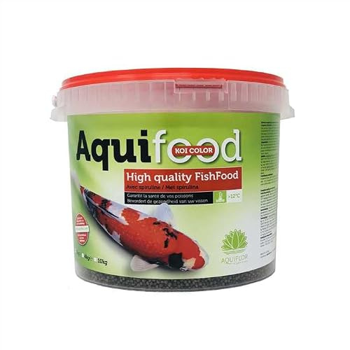 Aquifood FishFood 2Kg 2-3mm - Nourriture pour carpes koïs et Poissons d'étang