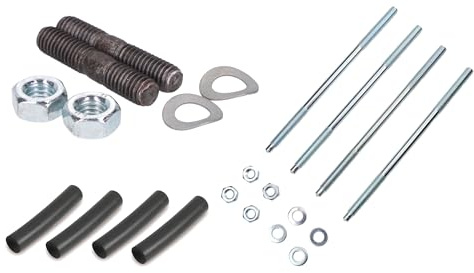 Zylinder Montage Set mit Stehbolzen, Dämpfungsgummi, Befestigungsmaterial für Simson S51, S70, S53, S83, SR50, SR80, Schwalbe KR51/2
