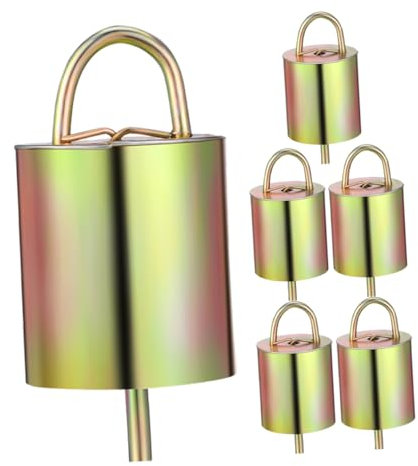 Yardwe 6stücke Tier Glocken Anti-verloren Hängeglocken Für Bauernhof Rinder Schafe Haustiere Laute Glocken Kleine Tier Vieh