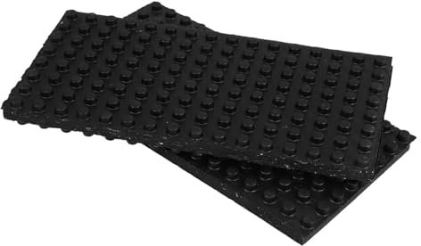 JECOMPRIS 2stücke Anti-vibration Mat Aus Gummi Schalldämmunterlage Für Laufbänder Und Waschmaschinen Vibrationsunterlagen Zur Lärmreduktion Kompatibel Für Verschiedene Geräte