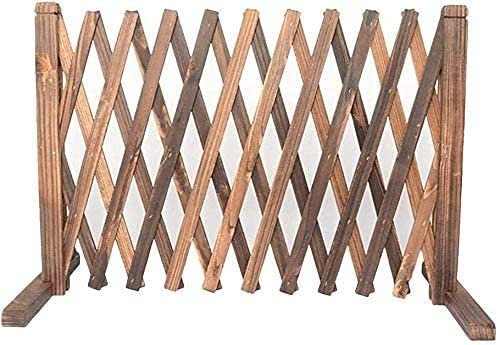 Treillis de jardin en bois, panneau de clôture à piquets, porte rétractable extensible, clôture de sécurité pour animaux de compagnie, clôture rétractable extensible, clôture en bois pour dé