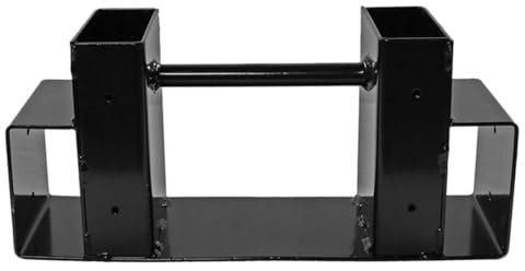 KONTONTY 1pezzi Supporto in Ferro Porta Tronchi Nero Staffa Robusta Per Impilare Ceppi Mensola Compatta Per Stufa e Stoccaggio Multifunzionale