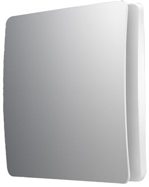 A2ZWORLD Aspiradora de baño, extractor de aire, 212x208mm, agujero 150mm, profundidad 105mm, 25W 230V 50Hz, 155m³/h 35dB.