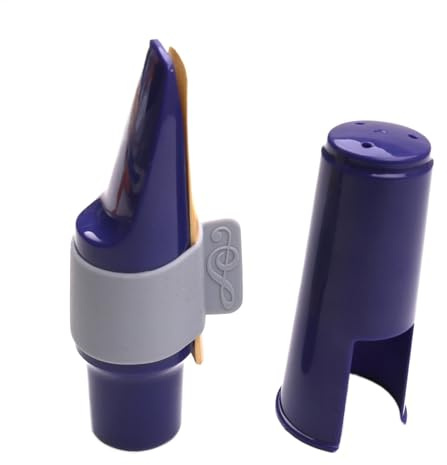 Bocchino per sassofono tenore, bocchino per sassofono contralto, con coperchio, strumento per studenti, portatile, per gli amanti della musica, per riunioni, palcoscenici, concerti