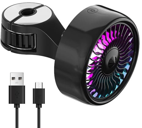Générique Ventilateur De Siège Auto Ventilateur Portable Rechargeable Auto