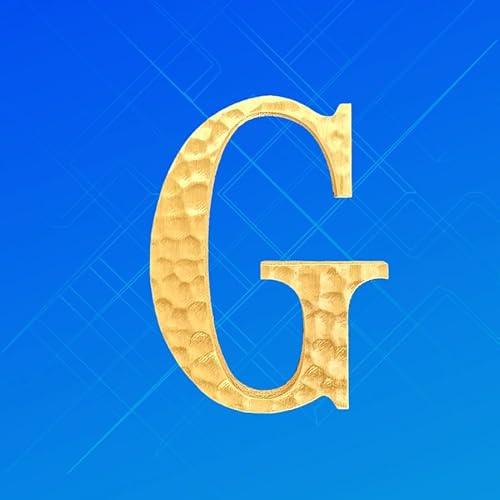 BWRMHME Lettres et chiffres autocollants en laiton massif avec texture striée malléolaire - 4,5 cm - Alphabet en métal doré vieilli pour porte, mur, boîte aux lettres, plaque de signalisation de rue à
