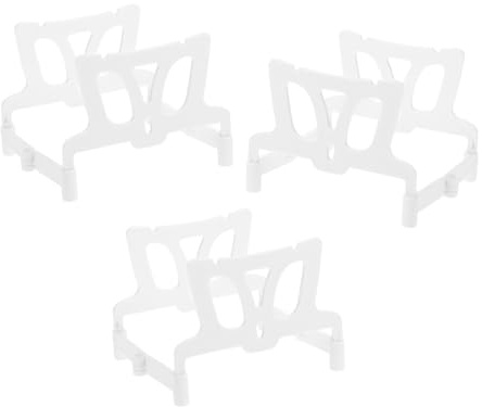 MOLUCKFU 3 pezzi Supporto Portafiltro Caffè Pieghevole Porta Filtro Carta Riutilizzabile per Caffè Manuale Stabile e Facile da Pulire per Casa Ufficio e Campeggio Bianco