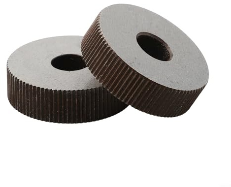 Anti Slip Knurling Wheel for Metal Lathe, 26mm Diameter, 8mm Inner Hole, Steel Construction, Coarse Diagonal Pattern, High Wear Resistance, Rust Resistant, for