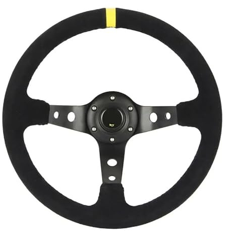 Lenkrad Auto,Sportlenkrad 350mm 14 Zoll Auto Lenkrad Drift Racing Spiel Universal 70mm PCD