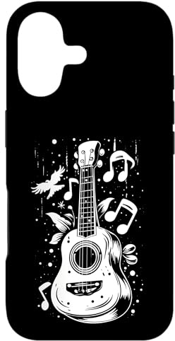 Ukulélé Musique Dessin Instrument de Musique Coque pour iPhone 17