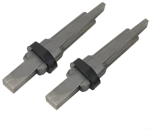 Vidonergy Set di separatori per roccia in acciaio legato al cromo vanadio, diametro 23 mm, scalpello per cemento, granito, marmo e pietra per spaccare manualmente la roccia, 190 mm (SKU)