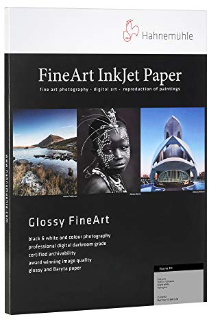 Hahnemuhle Photo Rag High Gloss Baryta 315 g - 8.5in x 11in, 25 Sheets