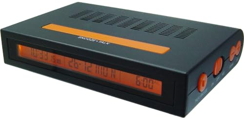 Marschall Deutsch sprechender Funkreisewecker I 1020 I Digitaler Wecker I Ansage von Zeit und Datum I Stündliche Zeitansage I Perfekt für Senioren, Blinde und Demenzkranke