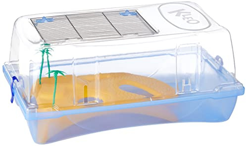 ARQUIVET Bac à tortue Kleo - île aquatéraire avec des palmiers de tortue - Torle en plastique - 57 x 33 x 25 cm