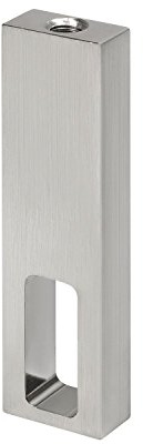 GedoTec CREMAGLIERE DELL'INDUMENTO schrankstange 1000 mm angolare - modello Nano TUBO ARMADIO ACCIAIO INOX INOSSIDABILE MOBILI 25 x 10 möbelstange per guardaroba Qualità di marca il tuo zona living