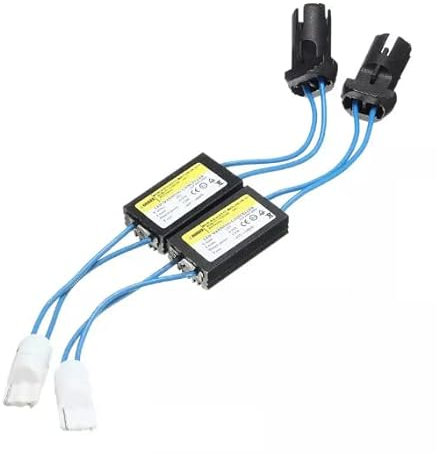 Car Passion Coppia Resistenze Lampadine Led T10 W5W Spegni Spia Canbus No Errore Luci Posizione Targa Auto (2 Pezzi)