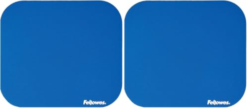 Fellowes Tapis De Souris Basique Bleu (Lot de 2)