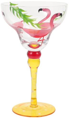 ABOOFAN Flamingo Margarita Glasses Cocktail Glasses Wine Glasses Drinking Glass Cup for Party