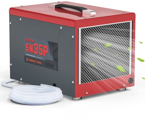 Abestorm Crawl Space Dehumidifiers with Pump and Hose, 70 PPD Compact Portable Commercial Dehumidifier Up to 1,000 sq. ft. Auto Defrost, Memory Starting Crawlspace dehumidifiers