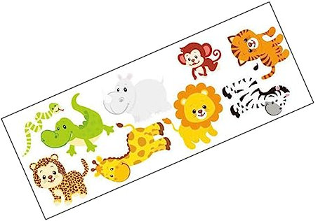VICASKY Tier-wandaufkleber 30 X 85 Cm Pvc Wandaufkleber Für Jungen Und Mädchen Wohnzimmer Schlafzimmer Für Zuhause