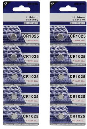 5pcs/10pcs CR1025 Button Cell Batteries CR1025 3V For Remotes Everyday Devices Stable Output