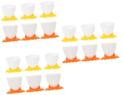 CONGARTENO 18piezas Hueveras De Cartón Adorables para Bebés Soporte para Huevos Decorativo Utensilios De Comida Infantil