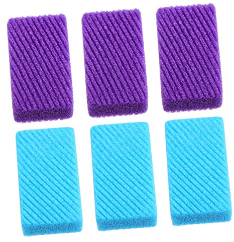 minkissy Set 6 Pezzi Pietra Pomice Per Piedi Raspa e Lima, Strumento Ergonomico Per Pedicure, Rimozione Calli e Pelle Morta, Portatile Per Cura Piedi Domestica