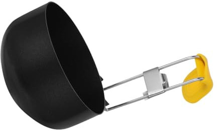 POPETPOP Stainless Steel Foldable Egg Poacher Holder for Cooking Poached Eggs Steaming Vegetables Frying Non Stick Heat Resistant Utensil for Family Meals Kitchen Essential