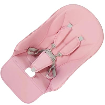 Montesy Baby Highchair Cushion Set PU Leather Seat Insert 5-Point Crotch Protector Feature Wide Compatibility