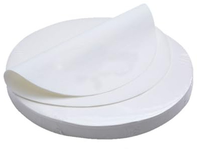 COCPZ&ZL Lot de 200 feuilles de papier sulfurisé rond anti-adhésif Ø 32 cm