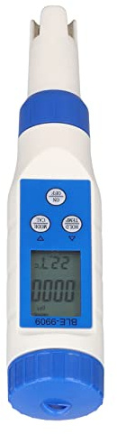 KIMISS Conter Metro per Test dell'acqua 5 in 1-pH, TDS, EC, Sale, Penna di Prova Intelligente Temp per Piscine e Acquari con Controllo delle App Mobili