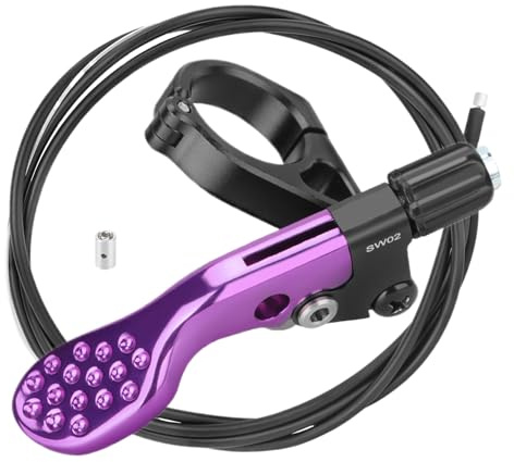 Cable de bicicleta de montaña Dropper, palanca de mando a distancia para tija de sillín | Mando a distancia para tija de sillín | Resistente mando a distancia ajustable para tija de sillín
