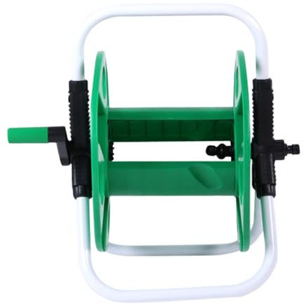 Chariot de tuyau d'arrosage portable, 45 m de stockage, enrouleur de tuyau mobile, support de tuyau d'arrosage facile à remorquer pour un arrosage efficace en extérieur