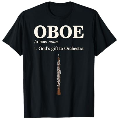 Oboe Definizione Orchestra Musicista Maglietta