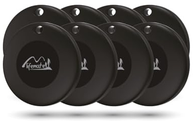 Lifemate Life Tag Duo Schlüsselfinder (8er Pack) Bluetooth Tracker Keyfinder kompatibel mit iOS & Android, für Apple „Wo ist?“ & Google „Mein Gerät Finden“, Smart Tag für Schlüssel, Tasche, Geldbörse