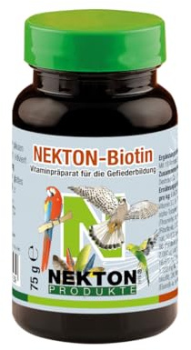 NEKTON-Biotin | Vitaminpräparat zur Gefiederbildung für Zier- und Greifvögel (75g)