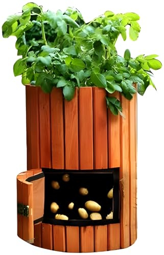 Primrose Original Wooden Potato Barrel Grow Your Own Potatos (Barrel only) H60cm x D35cm