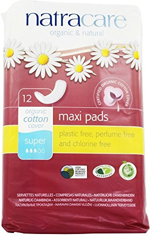 Natracare Super Maxi Damenbinden 12 Stück