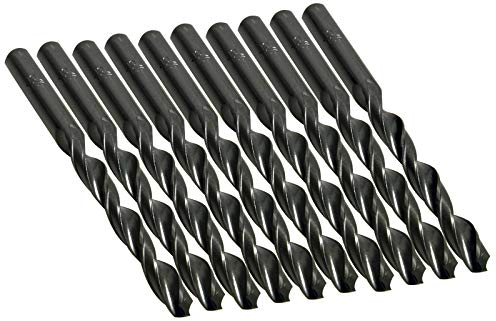 10 Stück HSS Spiralbohrer 10 mm x 133 mm Metallbohrer Holzbohrer Stahlbohrer rollgewalzt Holzbohrer