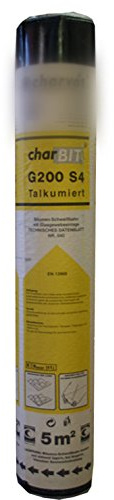 Schweißbahn G 200 S4 talkumiert 5 m² Rolle NEU Dachbahn Dach-Bitumenbahn Schweissbahn