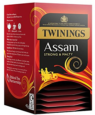 Twinings Assam bolsitas de té envueltas 4x20