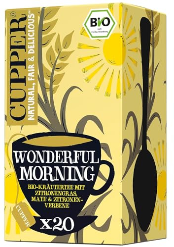 Cupper Bio Kräutertee Wonderful Morning, 20 Beutel, 35 g