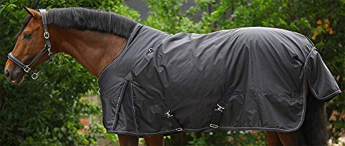 PFIFF Vinterfilt höjdkant och nackdel, 150 g/kvm, hästfilt pilfilt, 105 cm