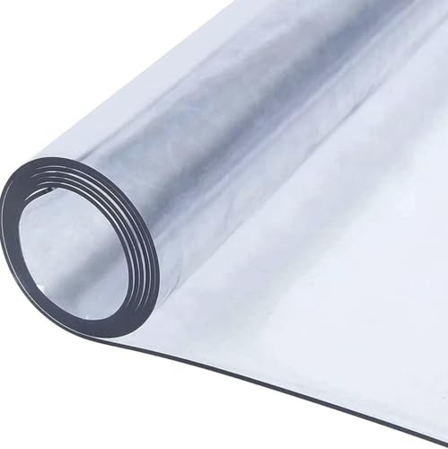 0,4 mm x 140 cm breit Transparente Starke Flexible Folie zum Schutz vor Wind, Regen, Staub, 2m